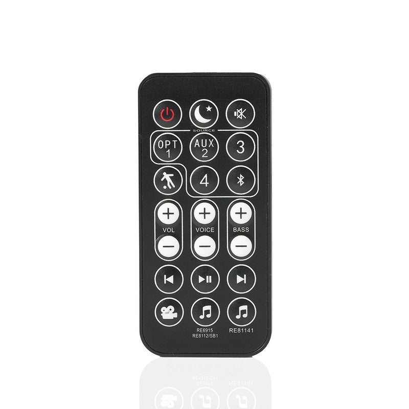 Motiexic Remote Control for Polk Audio Surroundbar Soundbar RE15031 5000IHT 6000IHT IHT6000 3000IHT IHT3000 SB4000 4000IHT IHT4000 RE13052 RE13051 RE12081 Magnifi 1 ONE Omni SB1 RE8112-1 RE81121 RTRE81121 - Image 1